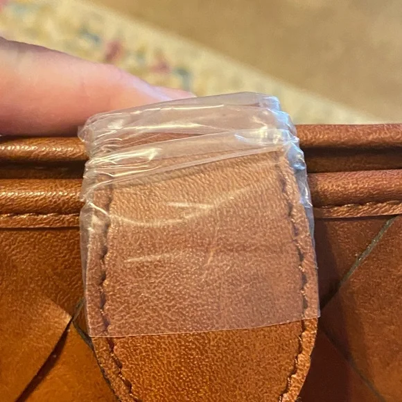 VNTG Etra Vegan Leather Woven purse bag chic boho hippy vibes - Picture 6 of 16